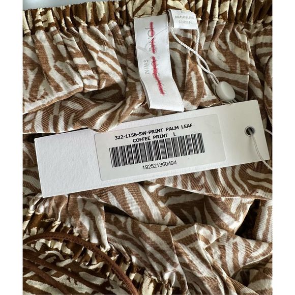 JONATHAN SIMKHAI LAUREL PRINTED COVERUP DRESS Large $445 - Picture 13 of 14